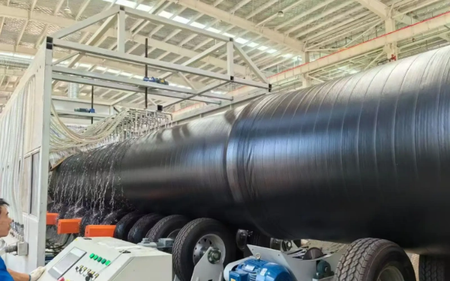聊城喷涂缠绕保温管定制